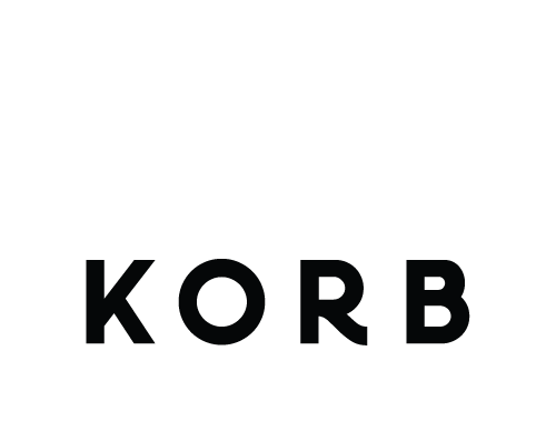 The logo for Korb.