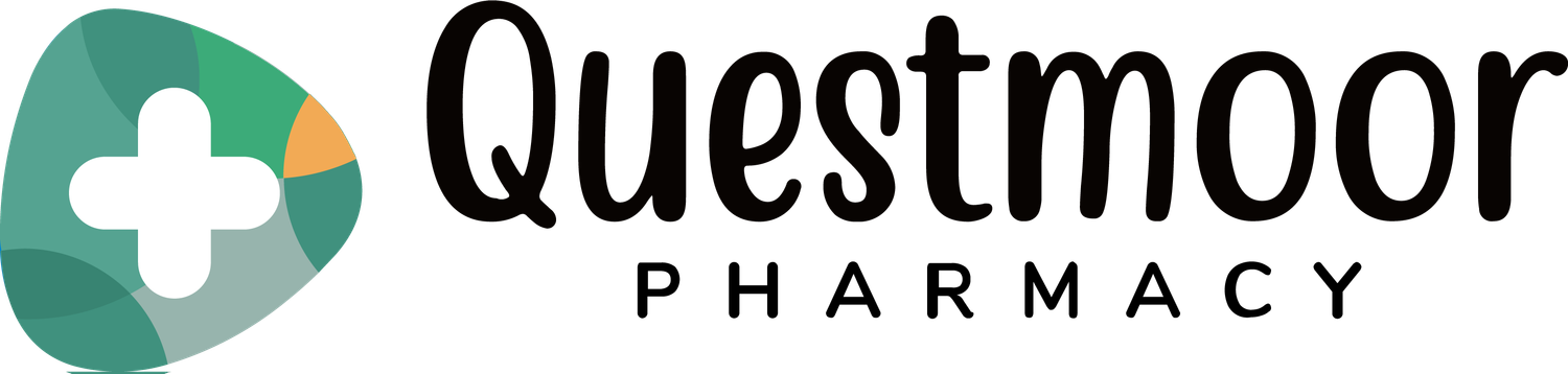 The logo for Questmoor Pharmacy.