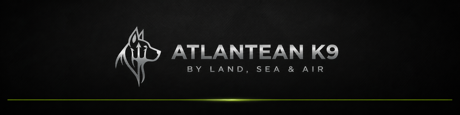 The logo for Atlantean K9.