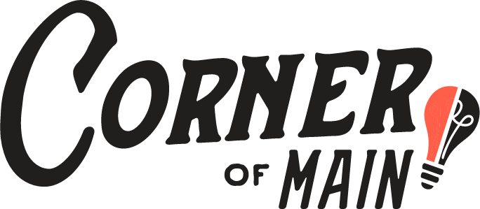 The logo for Corner of Main.