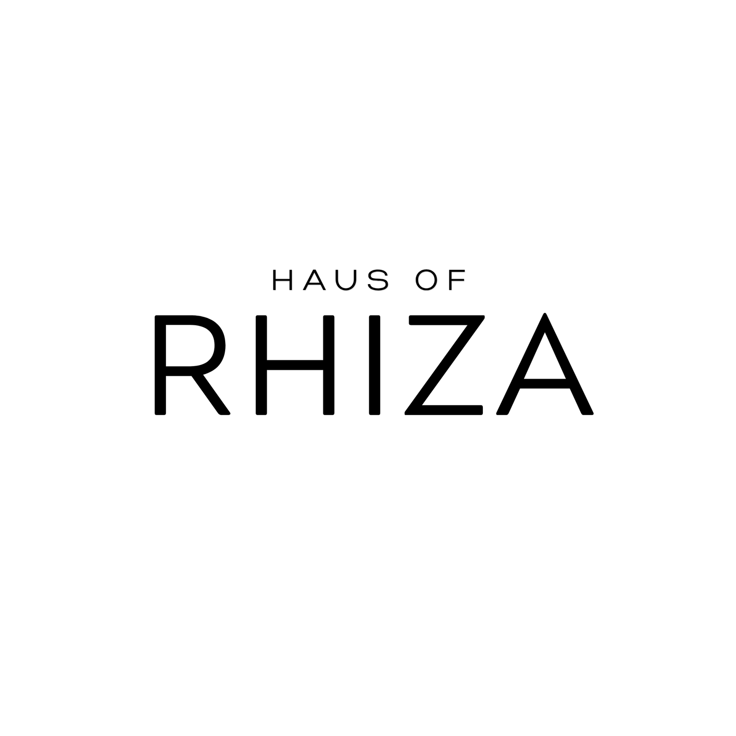 The logo for Haus of Rhiza.