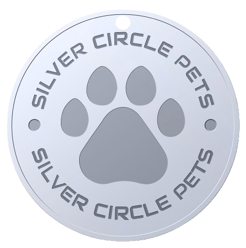 The logo for Silver Circle Pets.