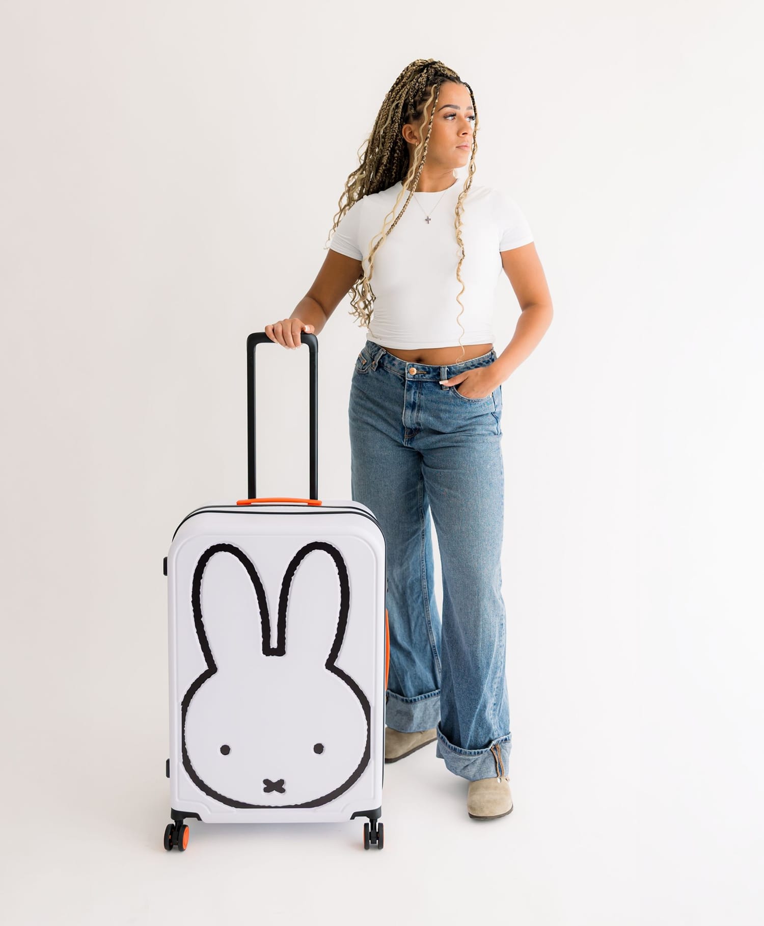 Miffy Medium Trolley Spinner Suitcase