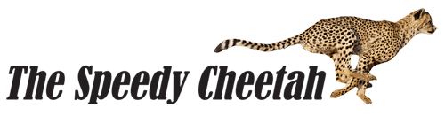 The logo for The Speedy Cheetah.