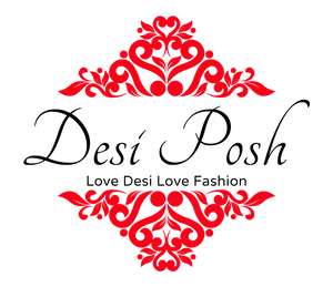 The logo for Desi Posh.
