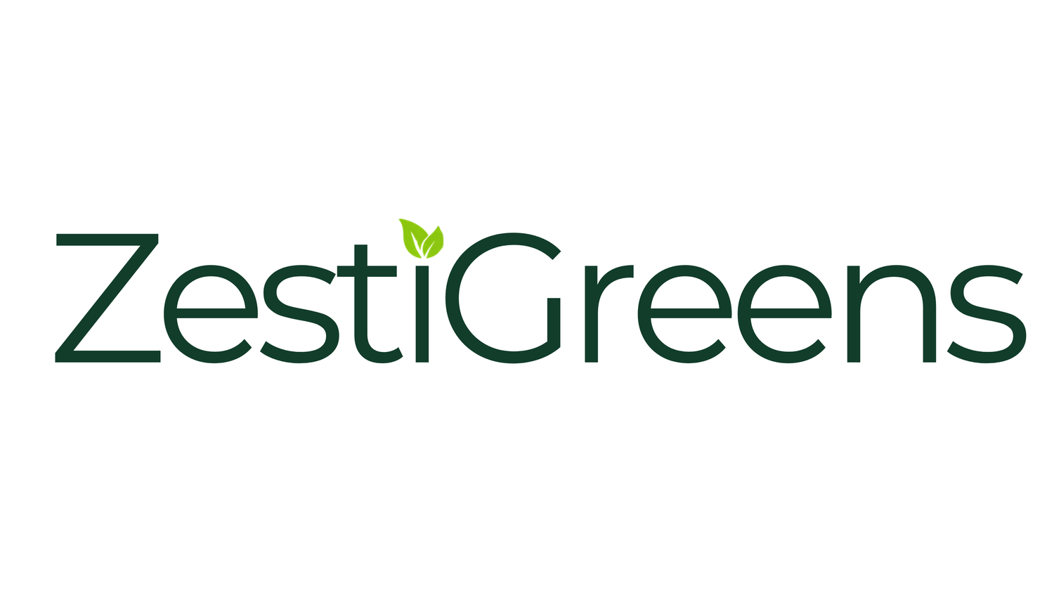The logo for ZestiGreens.