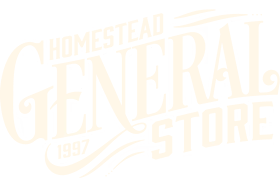 The logo for Homestead General Store.