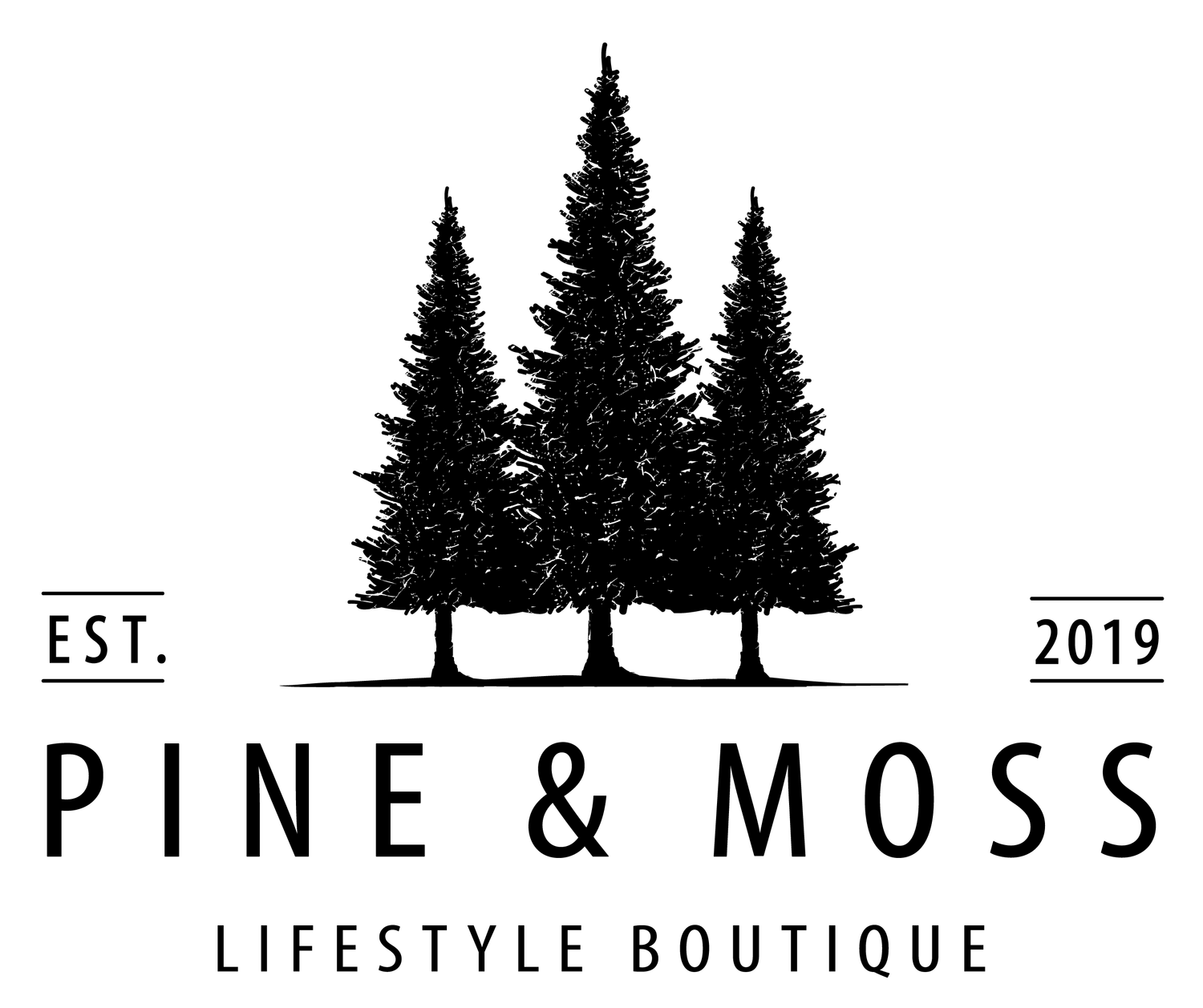 The logo for Pine & Moss.