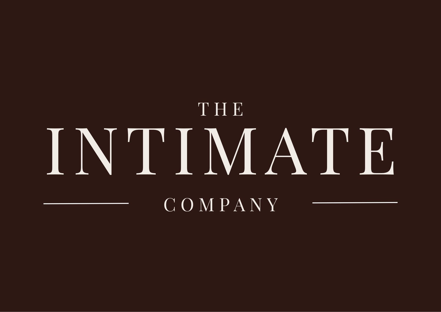 The logo for The Intimate Company.