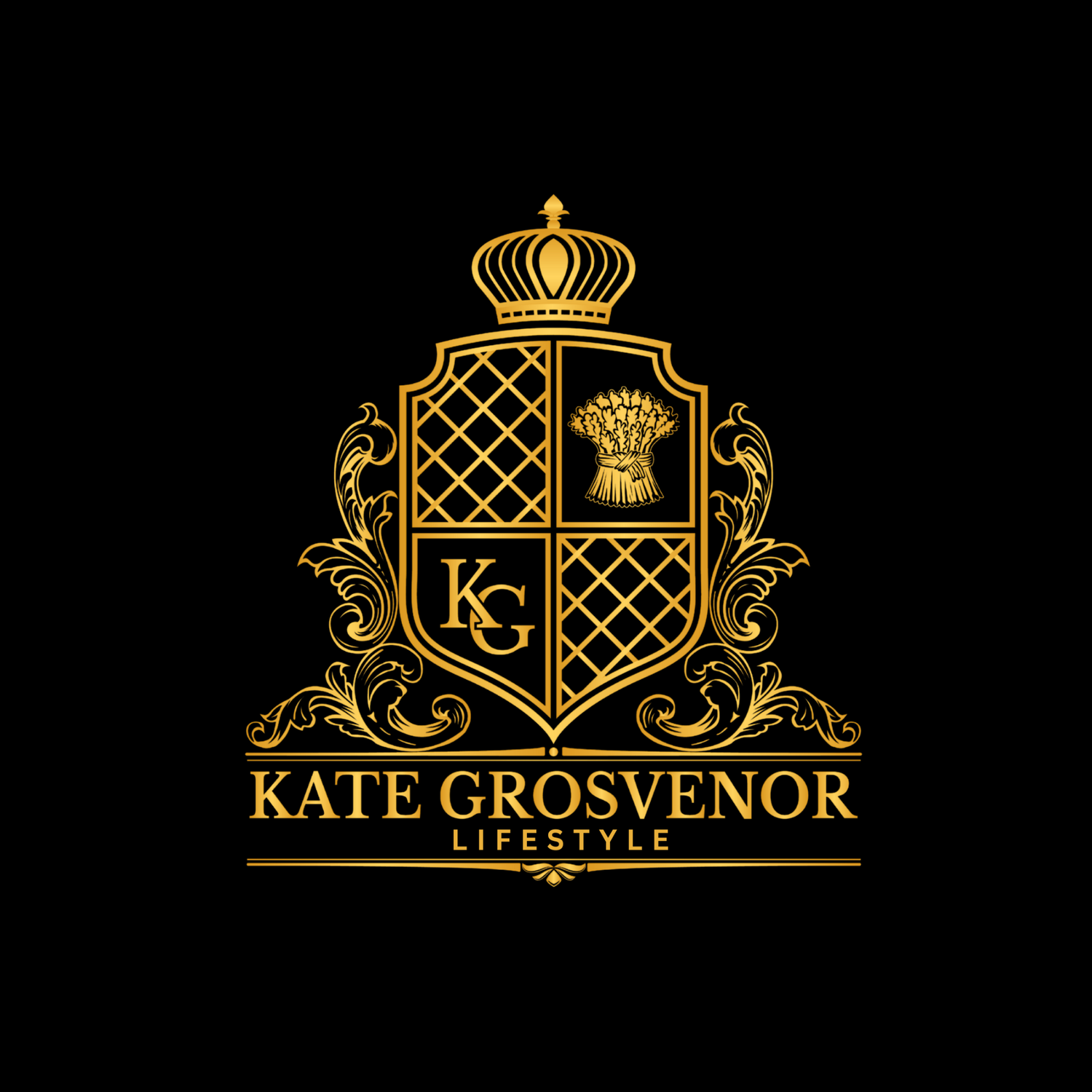 The logo for Kate Grosvenor Lifestyle.