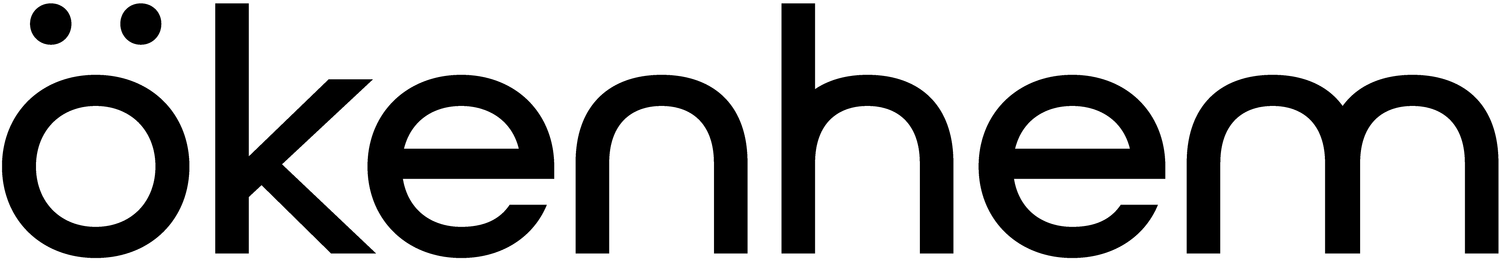 The logo for ökenhem.